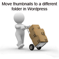 Move thumbnails to a different folder in wordpress
